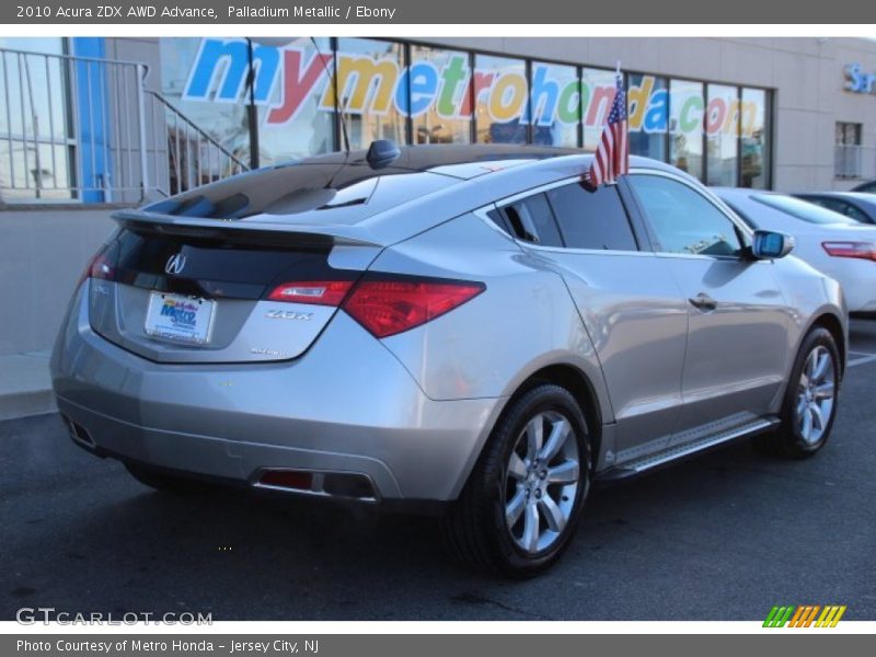 Palladium Metallic / Ebony 2010 Acura ZDX AWD Advance