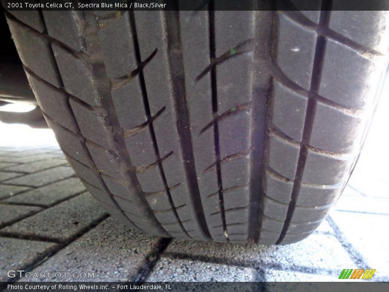 Spectra Blue Mica / Black/Silver 2001 Toyota Celica GT