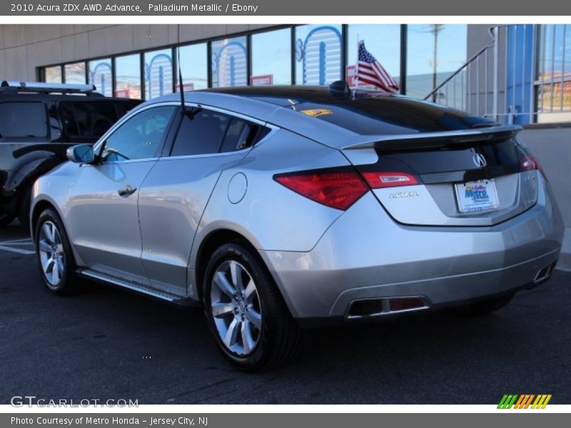 Palladium Metallic / Ebony 2010 Acura ZDX AWD Advance