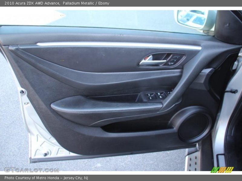 Palladium Metallic / Ebony 2010 Acura ZDX AWD Advance