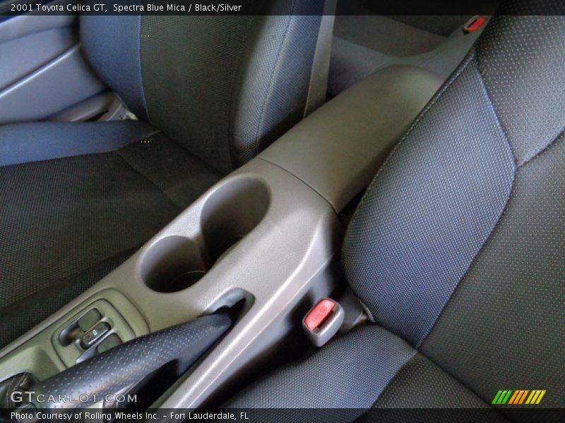 Spectra Blue Mica / Black/Silver 2001 Toyota Celica GT