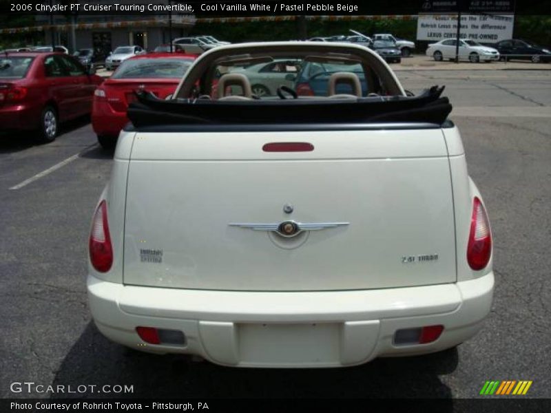 Cool Vanilla White / Pastel Pebble Beige 2006 Chrysler PT Cruiser Touring Convertible