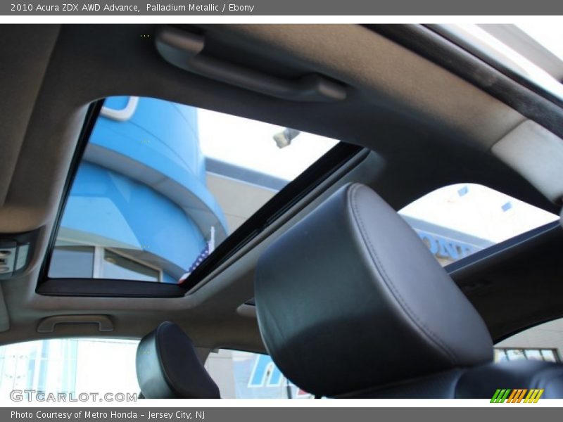 Palladium Metallic / Ebony 2010 Acura ZDX AWD Advance