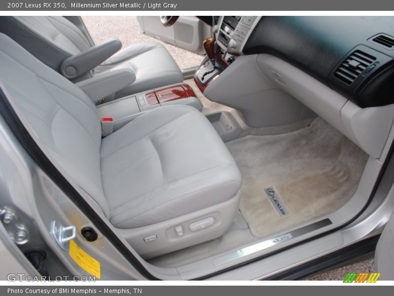Millennium Silver Metallic / Light Gray 2007 Lexus RX 350