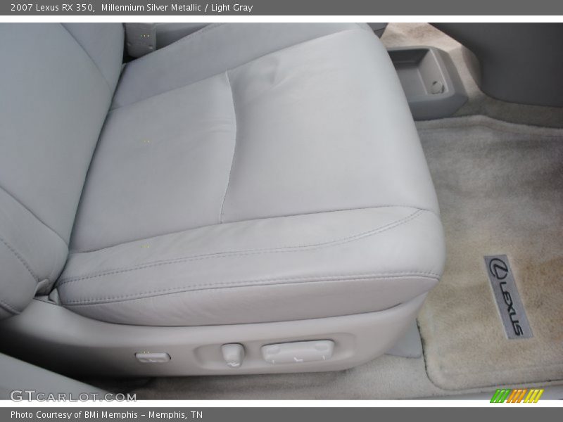 Millennium Silver Metallic / Light Gray 2007 Lexus RX 350