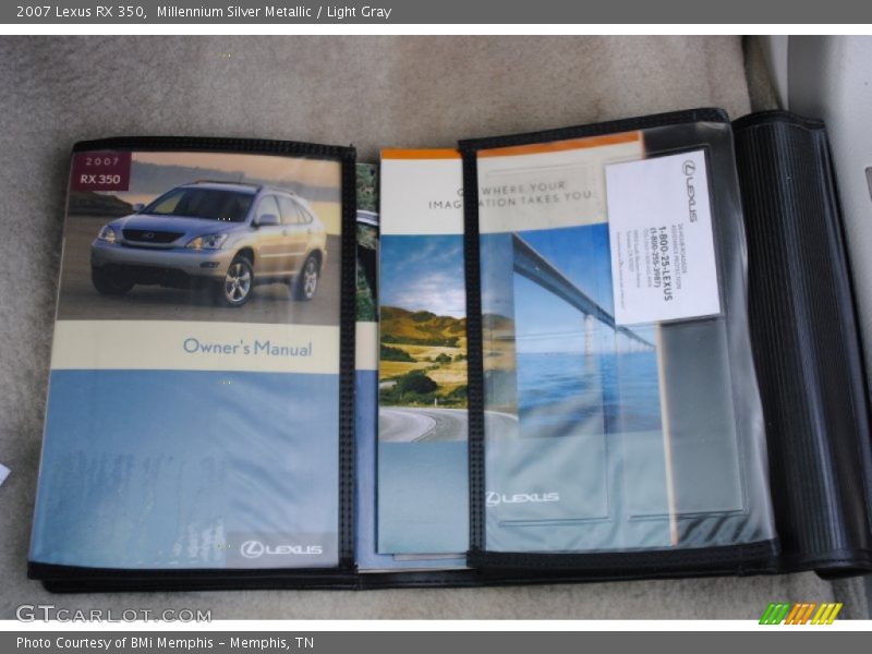 Millennium Silver Metallic / Light Gray 2007 Lexus RX 350