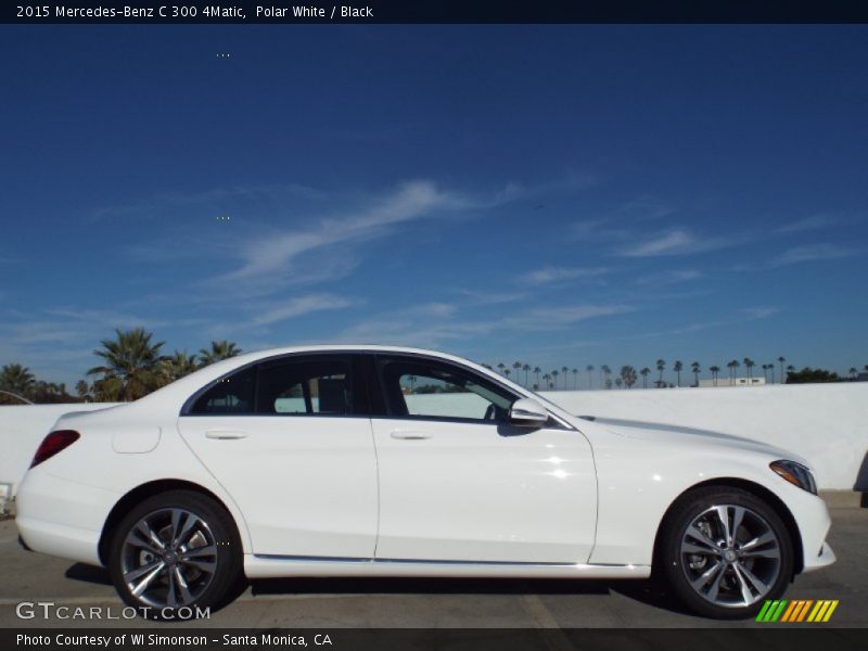 Polar White / Black 2015 Mercedes-Benz C 300 4Matic