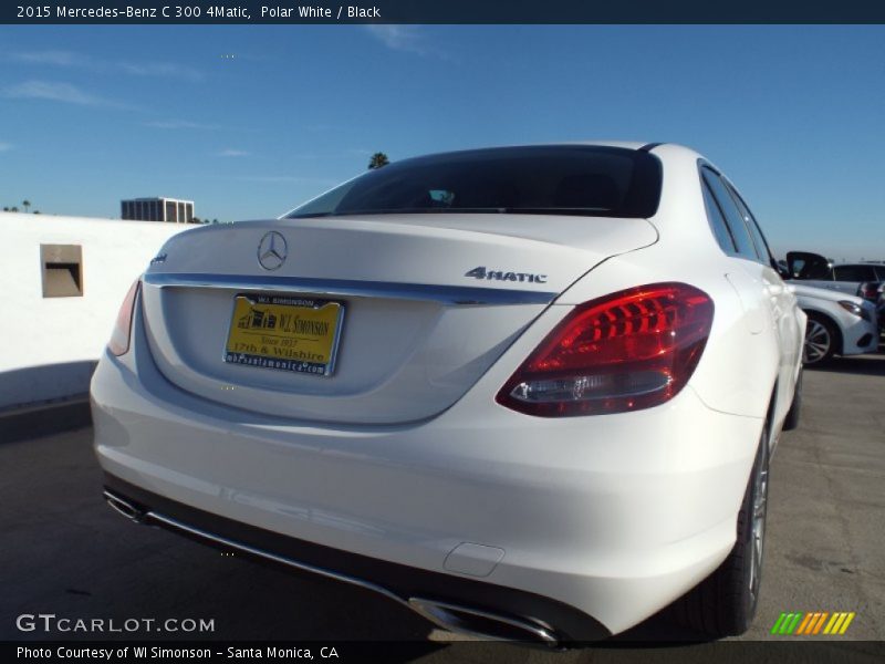 Polar White / Black 2015 Mercedes-Benz C 300 4Matic