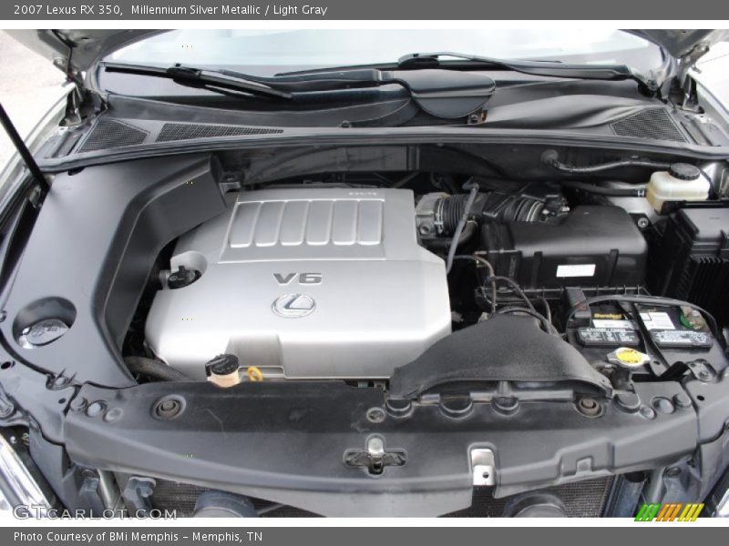 Millennium Silver Metallic / Light Gray 2007 Lexus RX 350