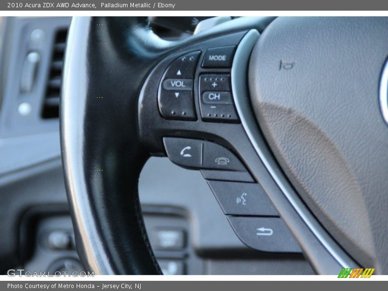 Palladium Metallic / Ebony 2010 Acura ZDX AWD Advance