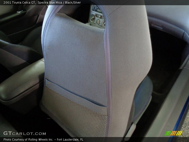 Spectra Blue Mica / Black/Silver 2001 Toyota Celica GT