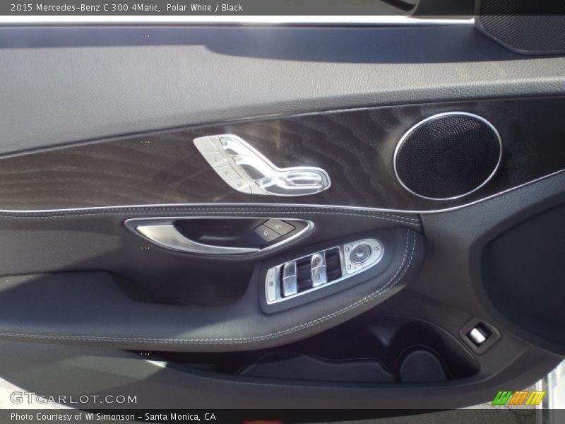 Polar White / Black 2015 Mercedes-Benz C 300 4Matic
