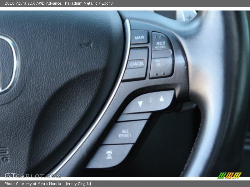 Palladium Metallic / Ebony 2010 Acura ZDX AWD Advance