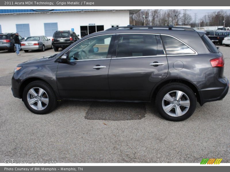 Grigio Metallic / Taupe 2011 Acura MDX Technology