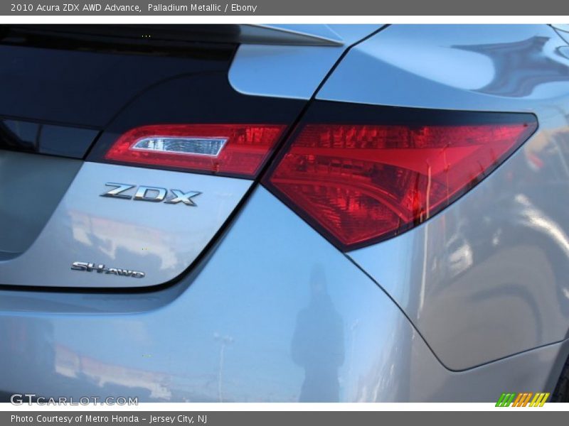 Palladium Metallic / Ebony 2010 Acura ZDX AWD Advance