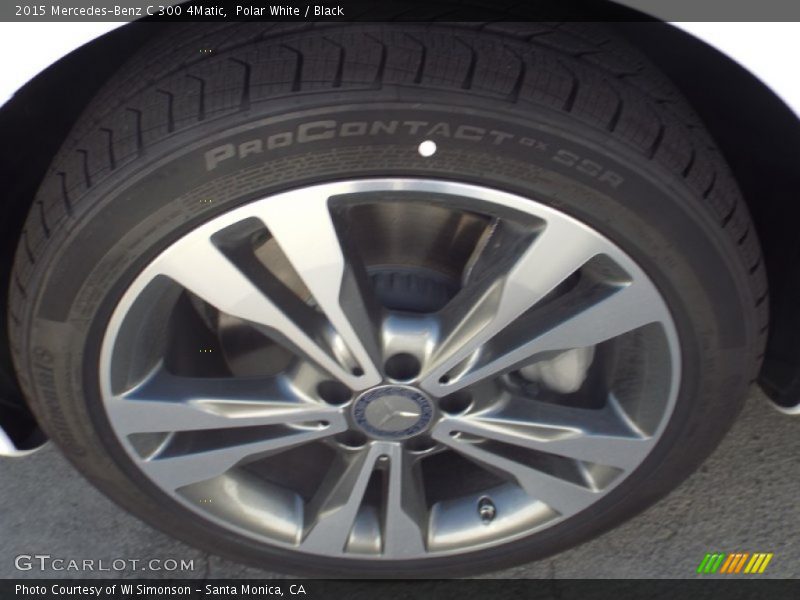Polar White / Black 2015 Mercedes-Benz C 300 4Matic