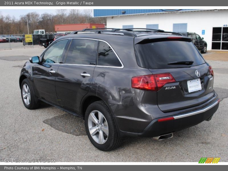 Grigio Metallic / Taupe 2011 Acura MDX Technology