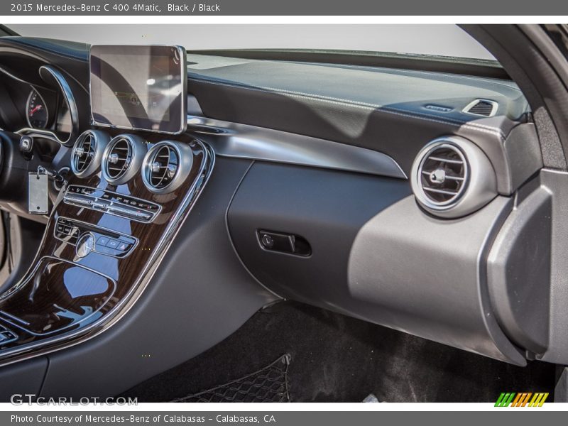 Black / Black 2015 Mercedes-Benz C 400 4Matic
