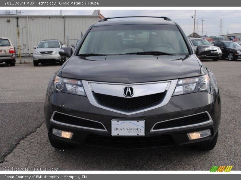 Grigio Metallic / Taupe 2011 Acura MDX Technology