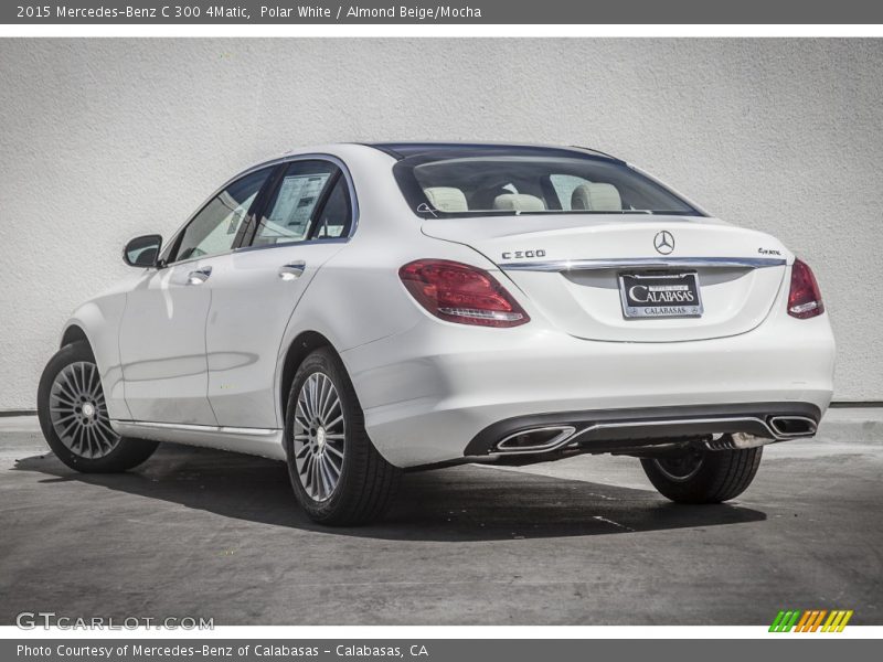 Polar White / Almond Beige/Mocha 2015 Mercedes-Benz C 300 4Matic