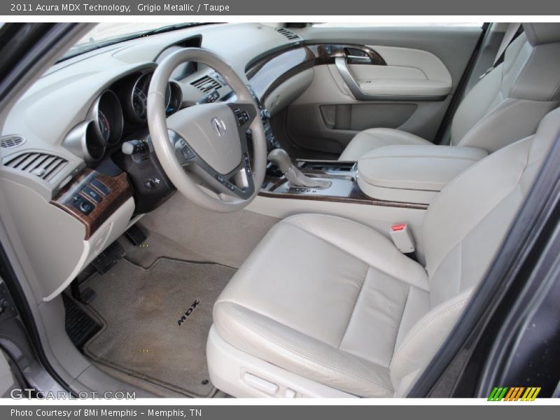 Grigio Metallic / Taupe 2011 Acura MDX Technology