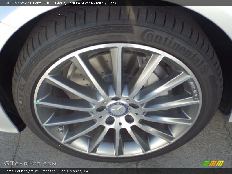 Iridium Silver Metallic / Black 2015 Mercedes-Benz C 400 4Matic