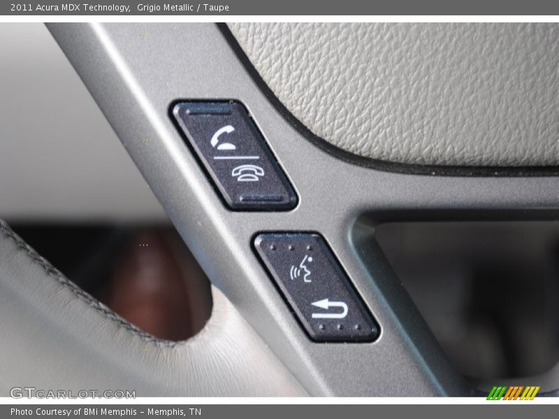 Grigio Metallic / Taupe 2011 Acura MDX Technology