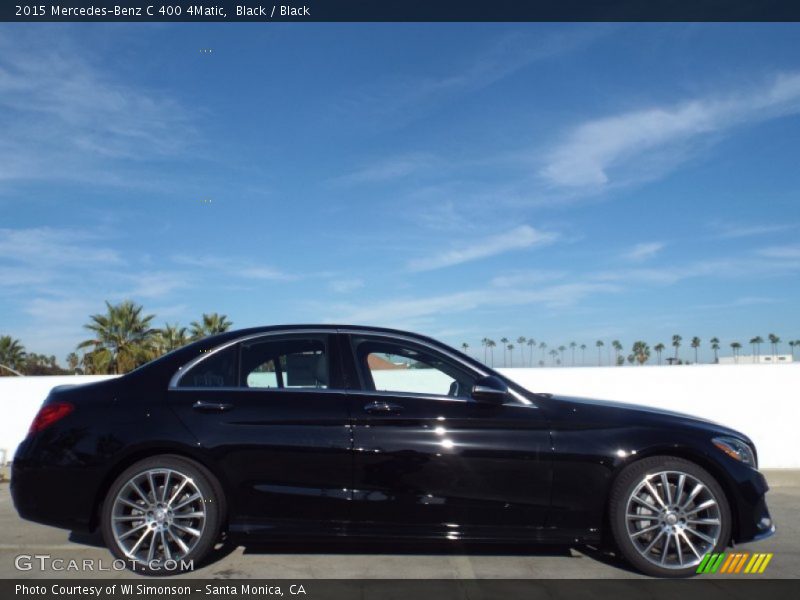 Black / Black 2015 Mercedes-Benz C 400 4Matic