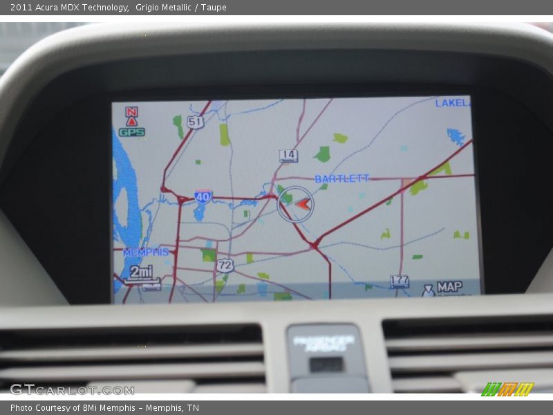 Grigio Metallic / Taupe 2011 Acura MDX Technology