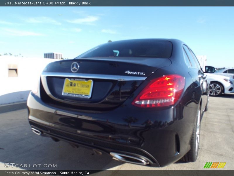 Black / Black 2015 Mercedes-Benz C 400 4Matic