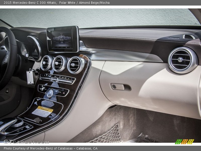 Polar White / Almond Beige/Mocha 2015 Mercedes-Benz C 300 4Matic