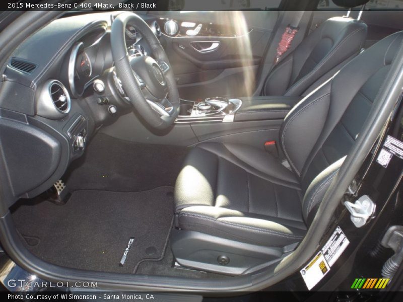 Black / Black 2015 Mercedes-Benz C 400 4Matic