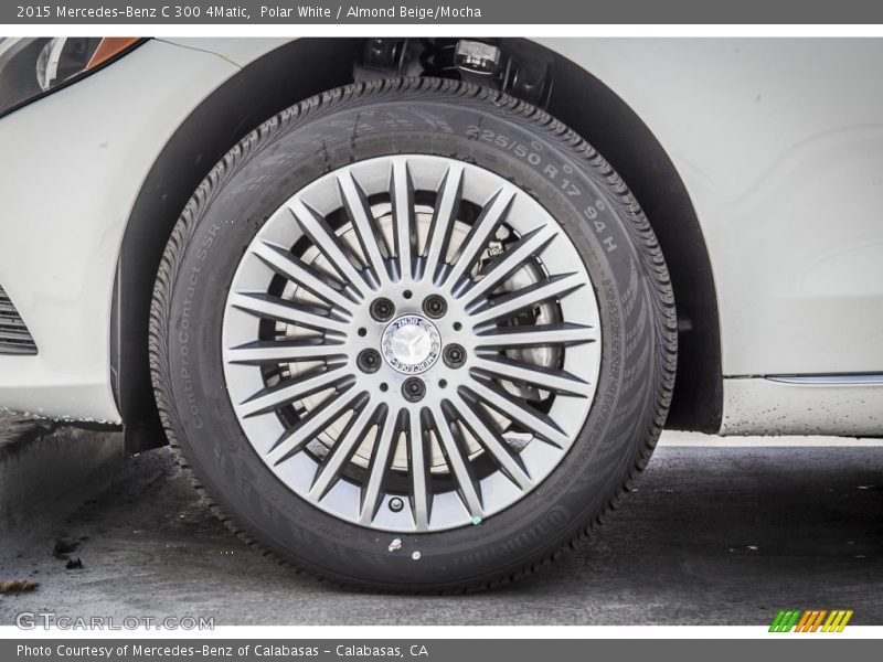 Polar White / Almond Beige/Mocha 2015 Mercedes-Benz C 300 4Matic