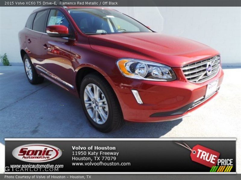 Flamenco Red Metallic / Off Black 2015 Volvo XC60 T5 Drive-E