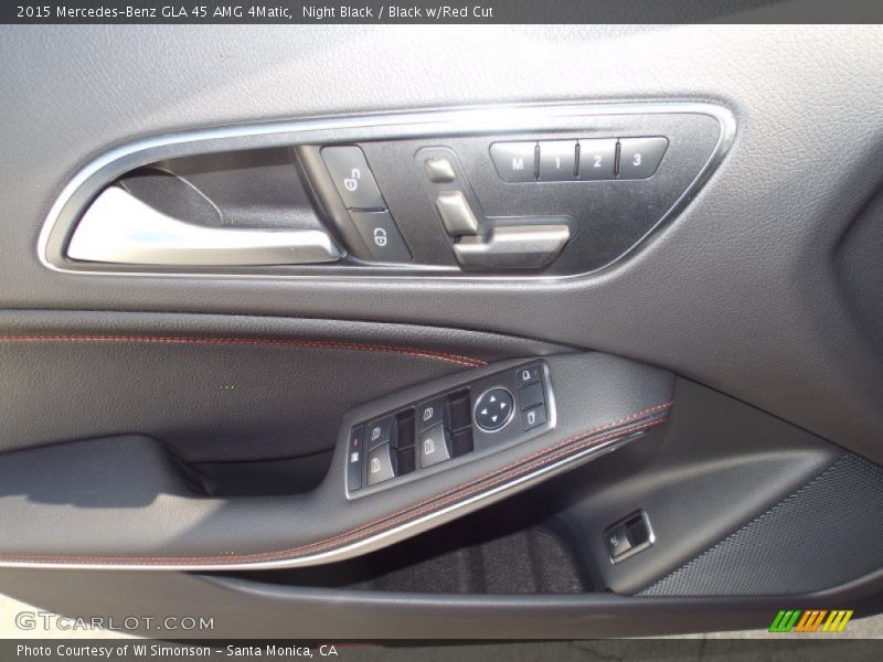 Night Black / Black w/Red Cut 2015 Mercedes-Benz GLA 45 AMG 4Matic