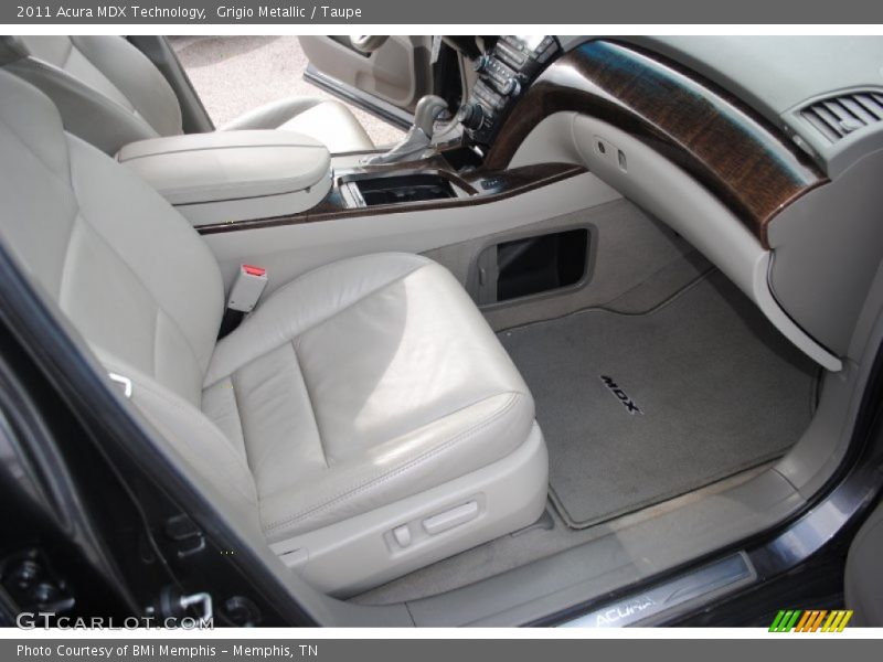 Grigio Metallic / Taupe 2011 Acura MDX Technology
