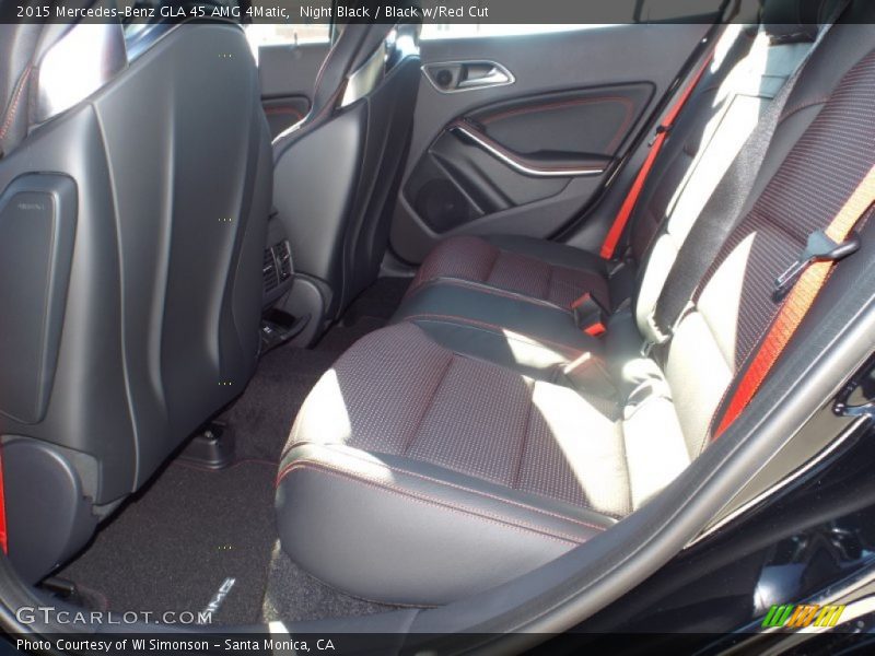 Night Black / Black w/Red Cut 2015 Mercedes-Benz GLA 45 AMG 4Matic