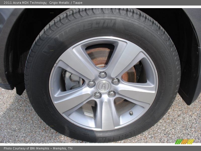 Grigio Metallic / Taupe 2011 Acura MDX Technology