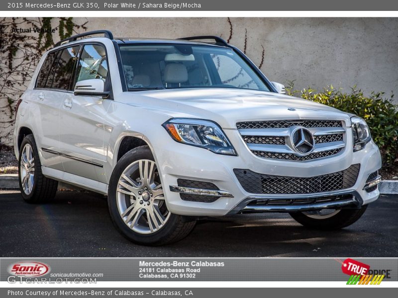 Polar White / Sahara Beige/Mocha 2015 Mercedes-Benz GLK 350