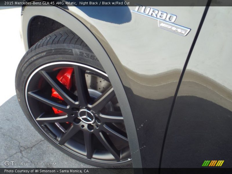 Night Black / Black w/Red Cut 2015 Mercedes-Benz GLA 45 AMG 4Matic