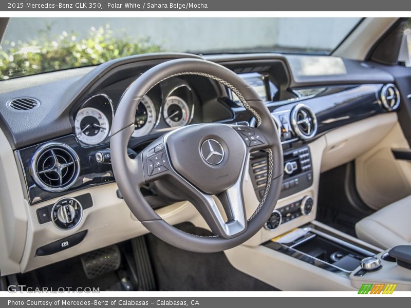 Polar White / Sahara Beige/Mocha 2015 Mercedes-Benz GLK 350