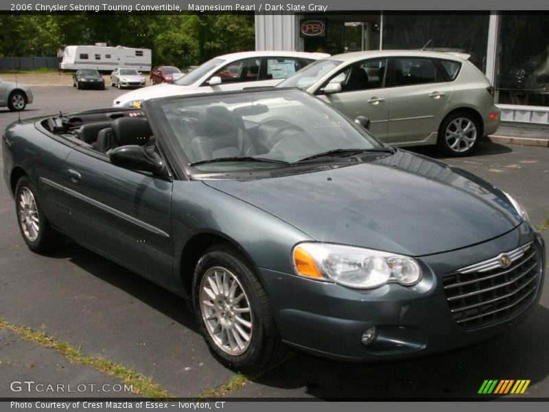 Magnesium Pearl / Dark Slate Gray 2006 Chrysler Sebring Touring Convertible