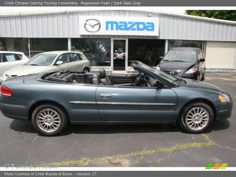 Magnesium Pearl / Dark Slate Gray 2006 Chrysler Sebring Touring Convertible