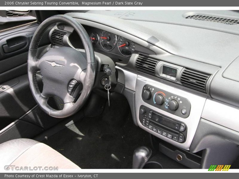 Magnesium Pearl / Dark Slate Gray 2006 Chrysler Sebring Touring Convertible