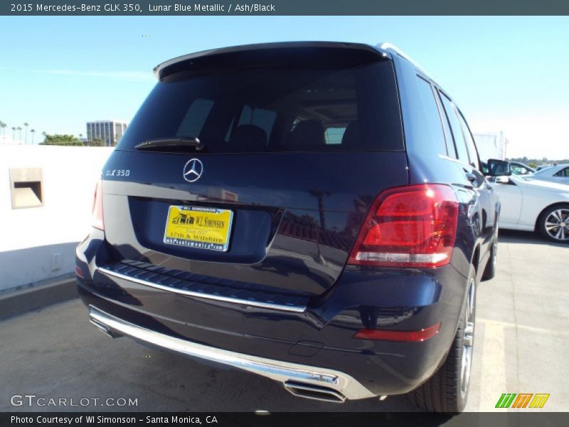 Lunar Blue Metallic / Ash/Black 2015 Mercedes-Benz GLK 350