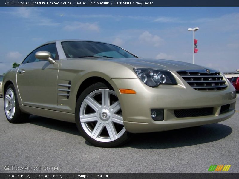 Oyster Gold Metallic / Dark Slate Gray/Cedar 2007 Chrysler Crossfire Limited Coupe