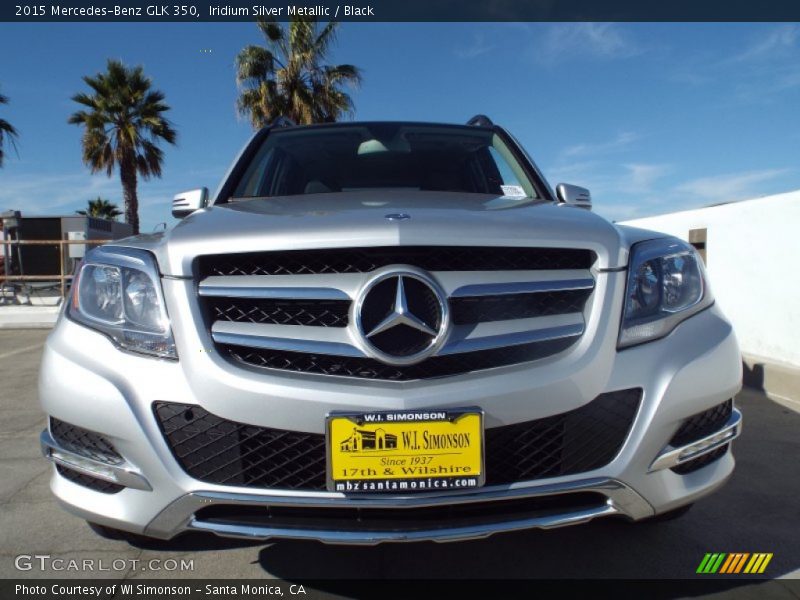 Iridium Silver Metallic / Black 2015 Mercedes-Benz GLK 350