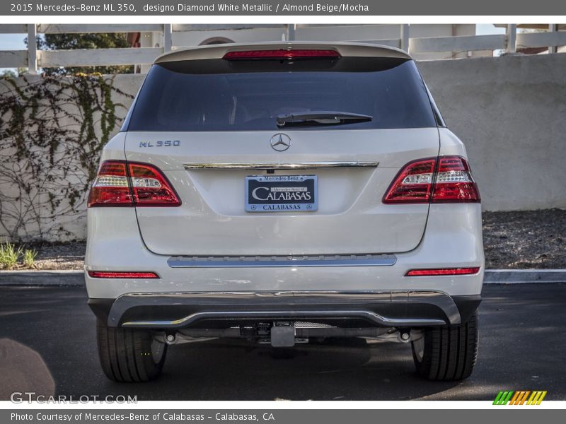 designo Diamond White Metallic / Almond Beige/Mocha 2015 Mercedes-Benz ML 350