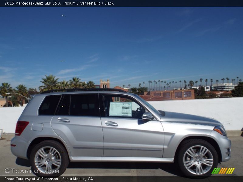 Iridium Silver Metallic / Black 2015 Mercedes-Benz GLK 350