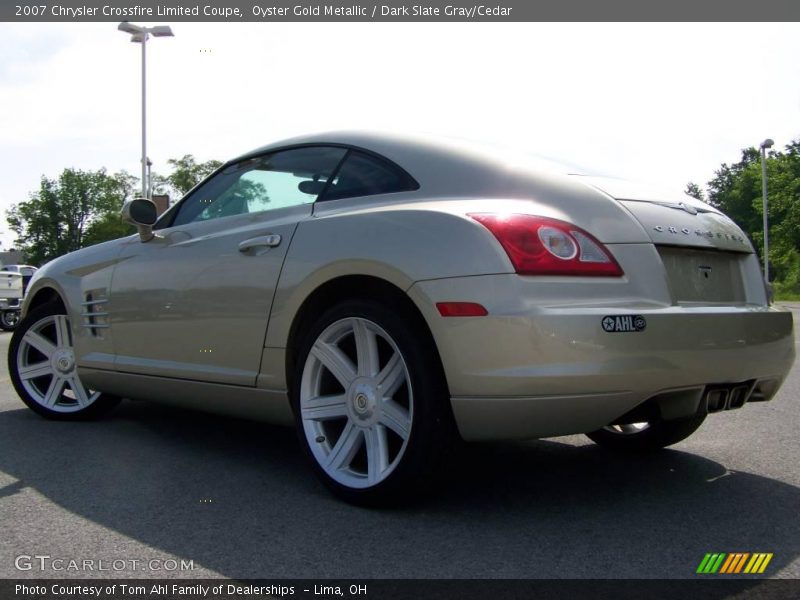 Oyster Gold Metallic / Dark Slate Gray/Cedar 2007 Chrysler Crossfire Limited Coupe
